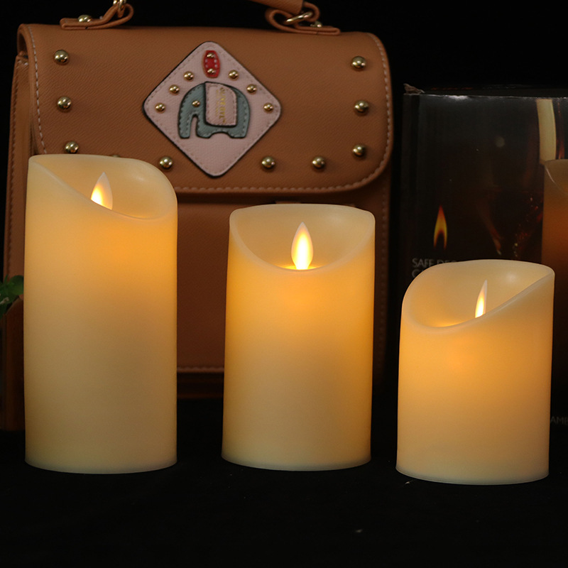 10-key simulation timing swing remote control light body electronic candle creative wedding birthday led candle light pic 13