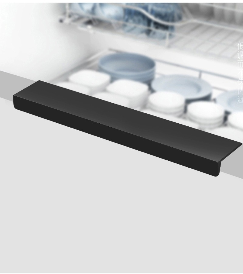 Wholesale aluminum alloy American-style edge-sealed invisible cabinets, wardrobes, cabinet door handles, modern drawer door handles from the manufacturer pic 26