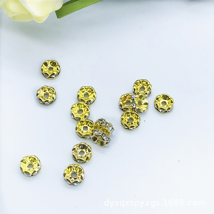 DIY jewelry accessories, iron-edge diamond ring necklaces, bracelets, shoes, clothing accessories, factory direct sales pic 1