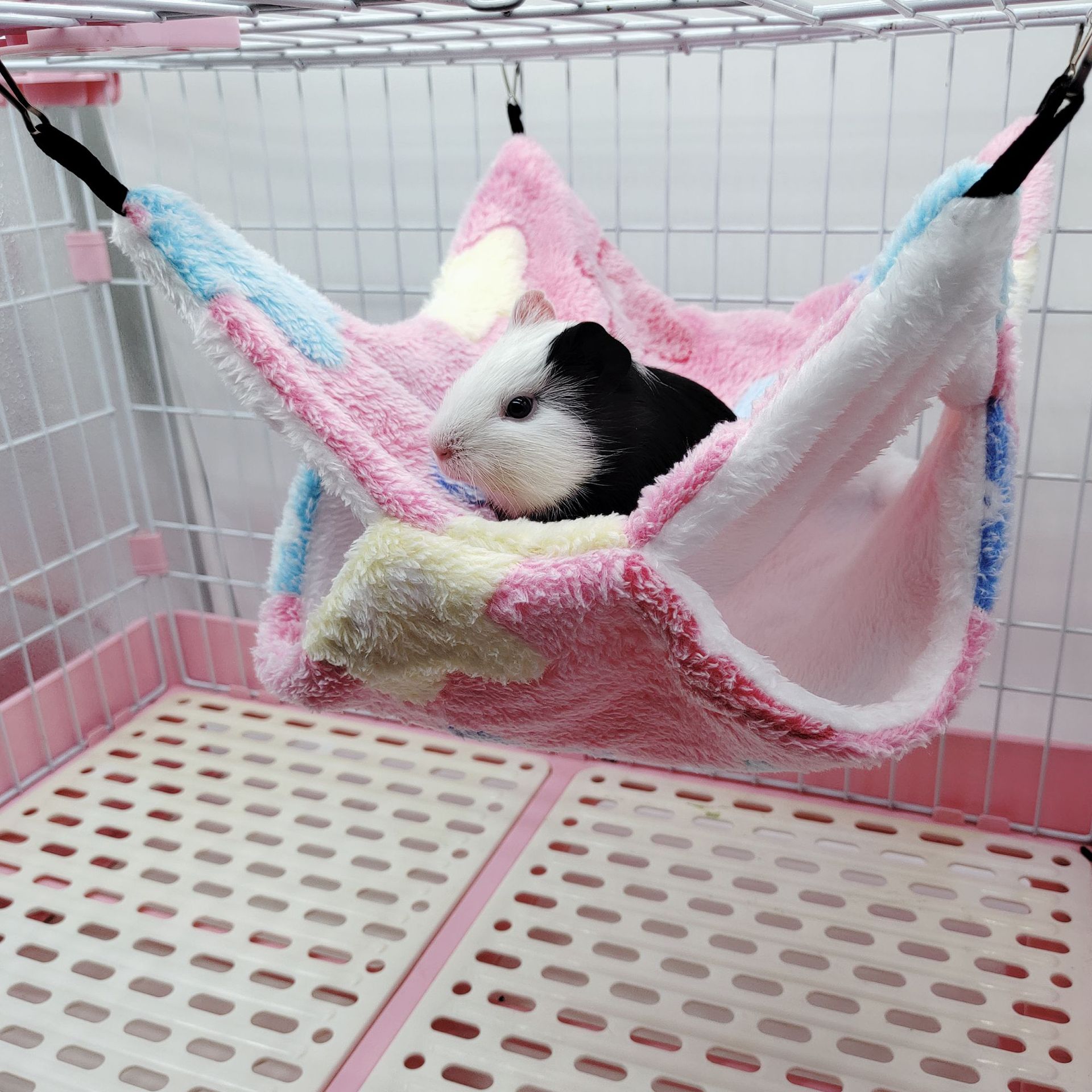 蜜袋鼯保暖双层夹层吊床小宠吊床悬挂式松鼠睡袋宠物用品仓鼠吊床详情42