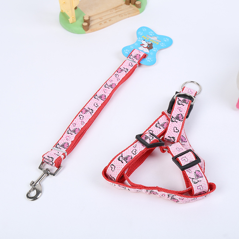 2.5 Fashion patch Pet leash, nylon leash, dog chain leash, pet supplies factory direct sales pic 5