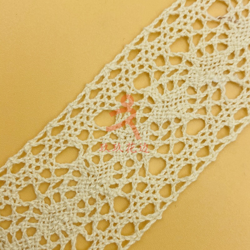 Factory direct sales of hollow double-sided small tooth cotton thread lace round edge machine, cotton edge clothing and home DIY accessories pic 6
