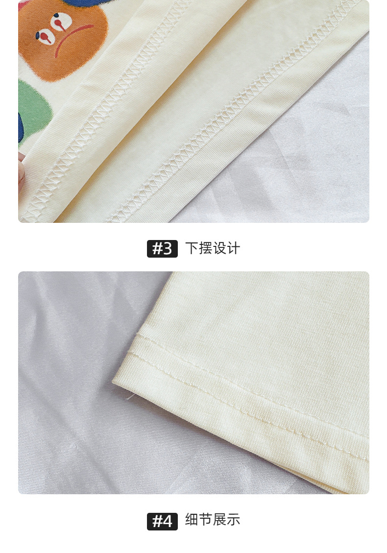 女童夏装2024新款短袖T恤儿童衣服女宝宝体恤上衣夏季打底衫童装详情13