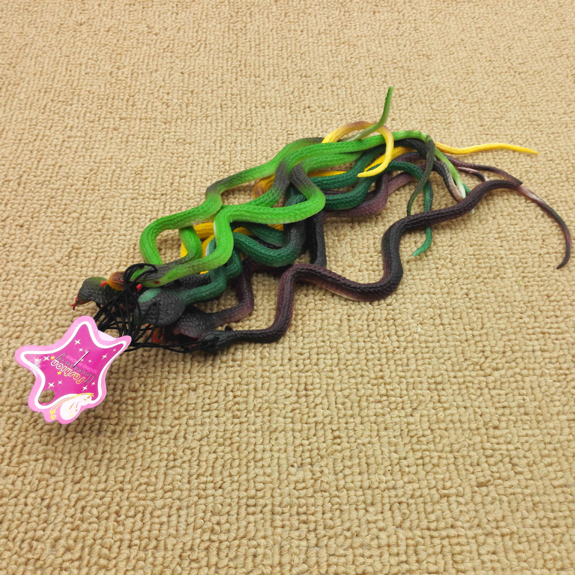B1542 simulated small snake rubber fake snake pendant, street stall toy, scare toy, toy wholesale pic 11