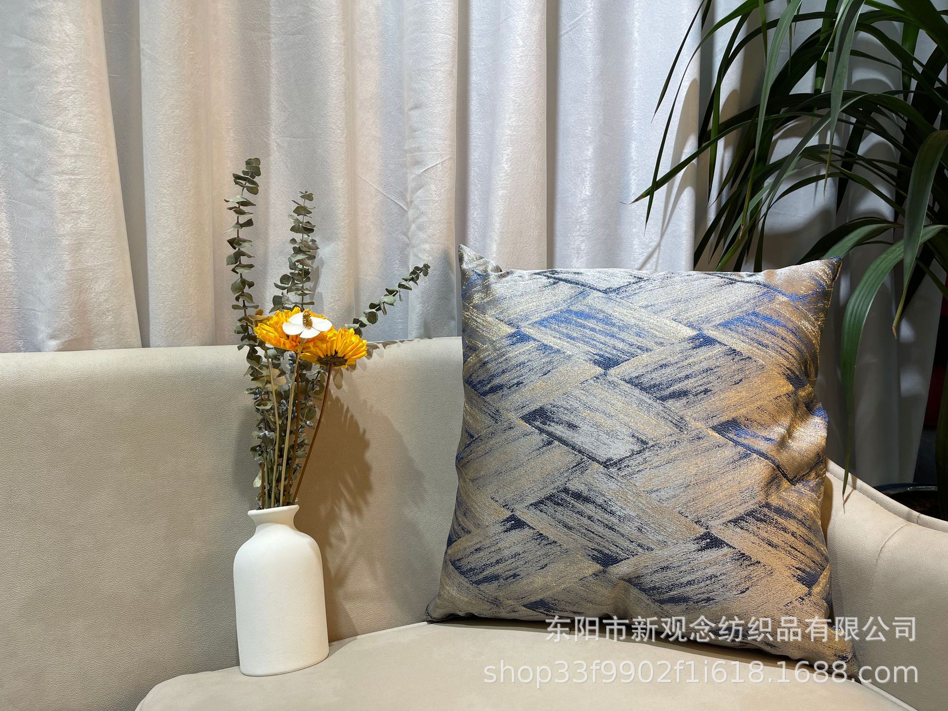 New creative pearlescent geometric abstract pillowcase and modern simple cushion cover factory direct sales cross-border pic 26