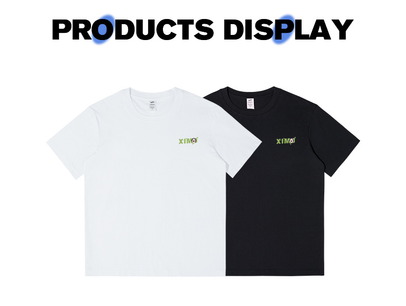 街潮宽松男士夏季印花短袖t恤男潮牌美式230g纯棉休闲半袖体恤衫详情5