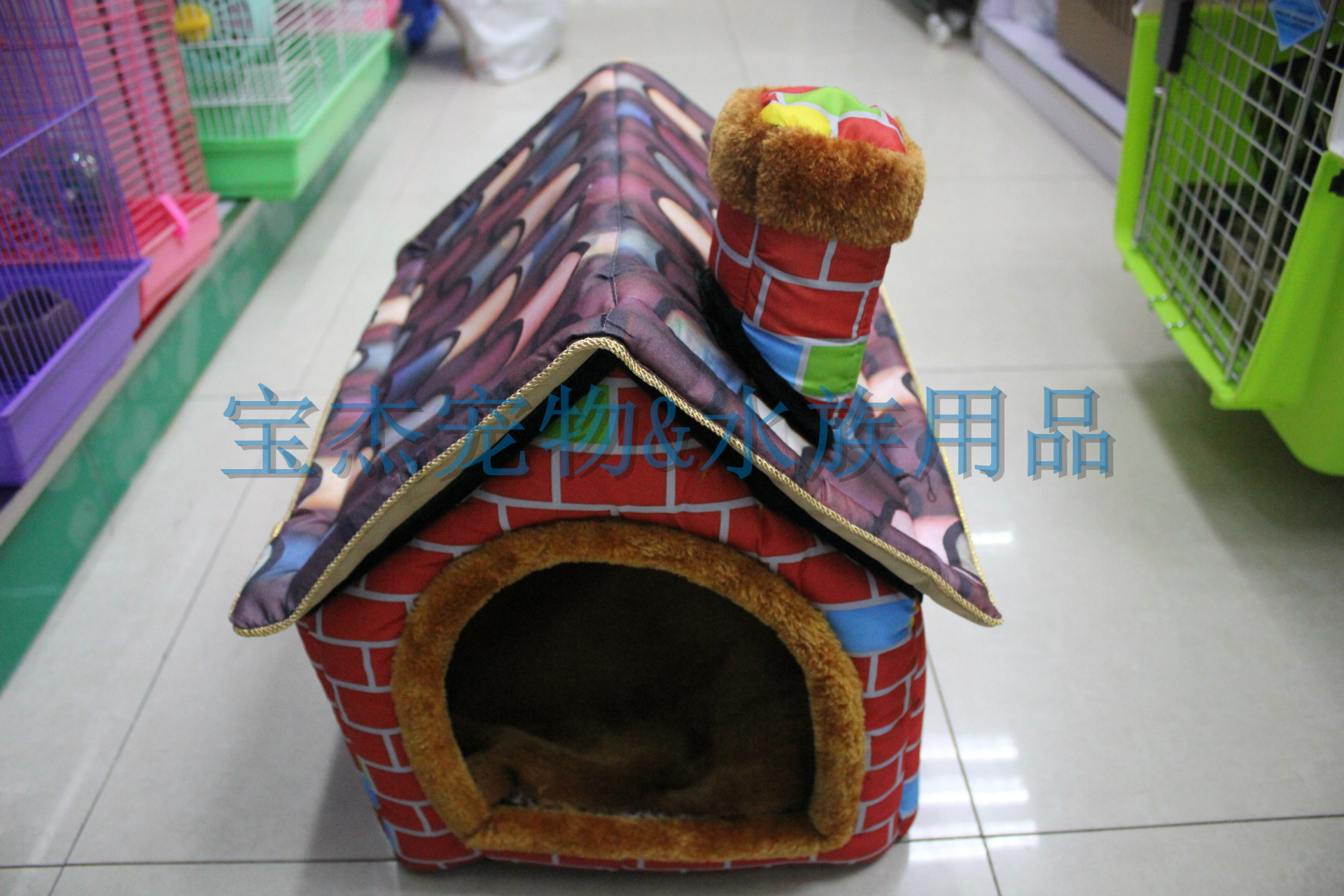 宠物小窝可拆卸清洗布料材质狗狗窝卡通可拆卸清洗A056详情14