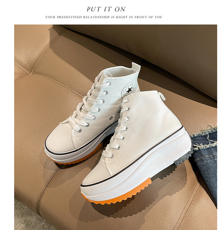外贸大码女士高帮帆布鞋2023新款运动休闲单鞋百搭厚底透气小白鞋详情18