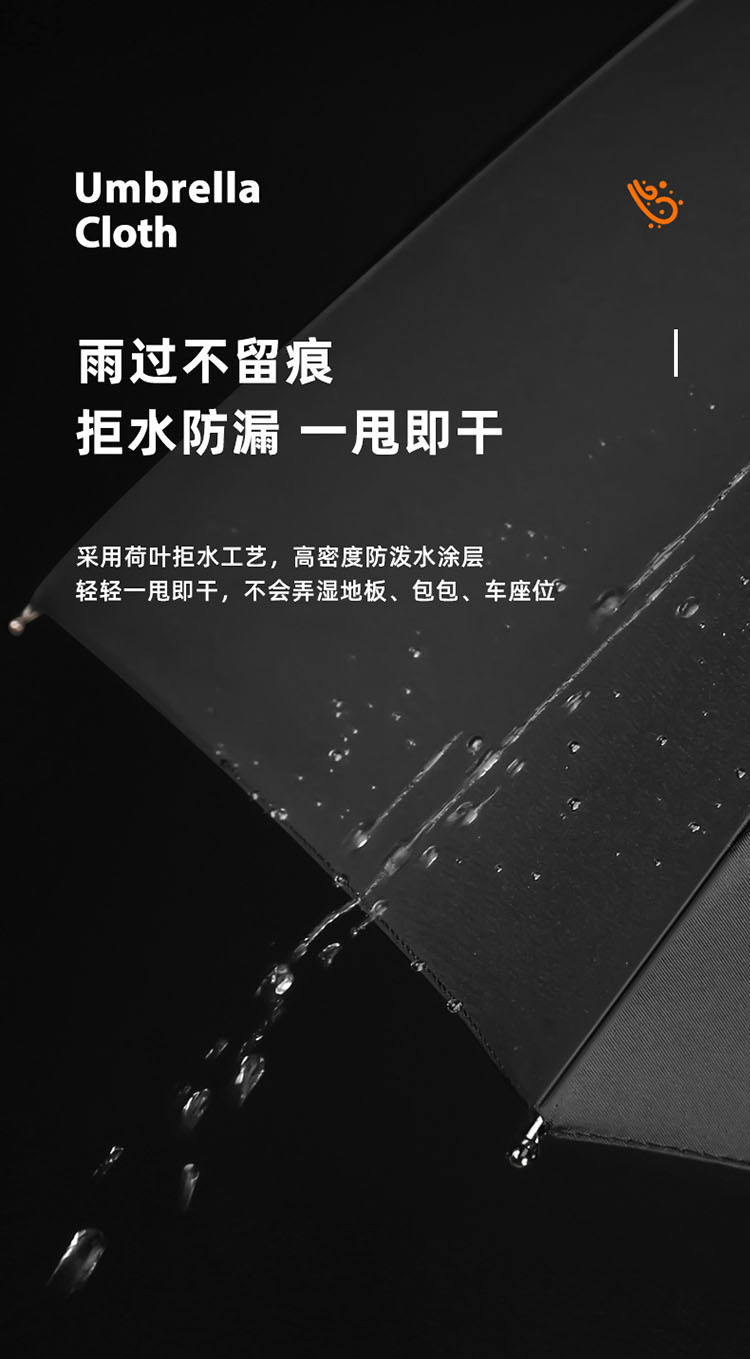 27寸10骨全自动环扣折叠晴雨两用大号抗风双人车载遮阳防晒伞 定制款 详情7