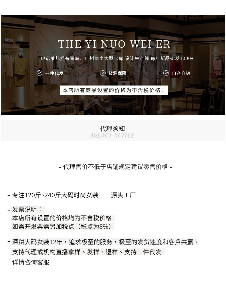 伊诺大码女装新中式国风改良旗袍裙子2025夏季碎花连衣裙232192国潮详情1