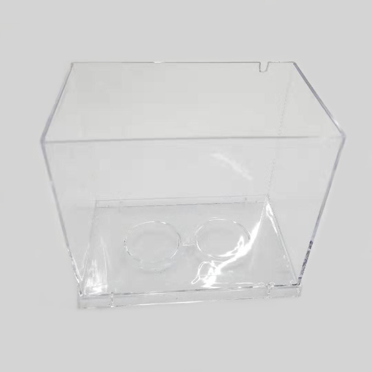 水族塑料鱼缸积木小款六色桌面造景鱼缸透明摆件小鱼生态缸详情29