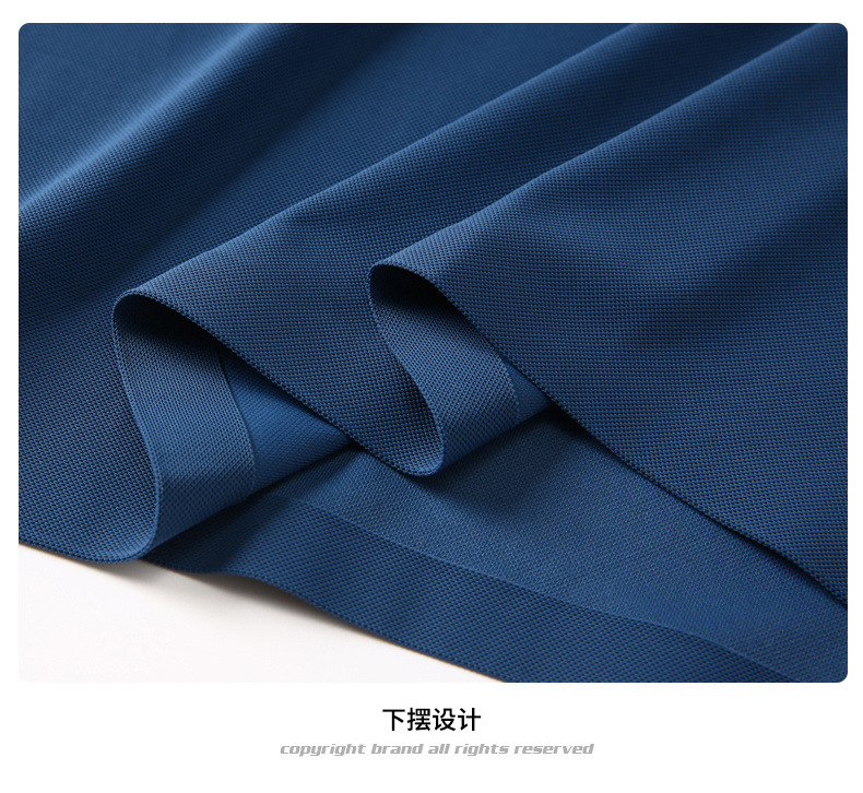 Summer short-sleeved T-shirt, men's lapel ice silk POLO shirt, men's thin, wrinkle-free and seamless business shirt, T-shirt and top pic 30