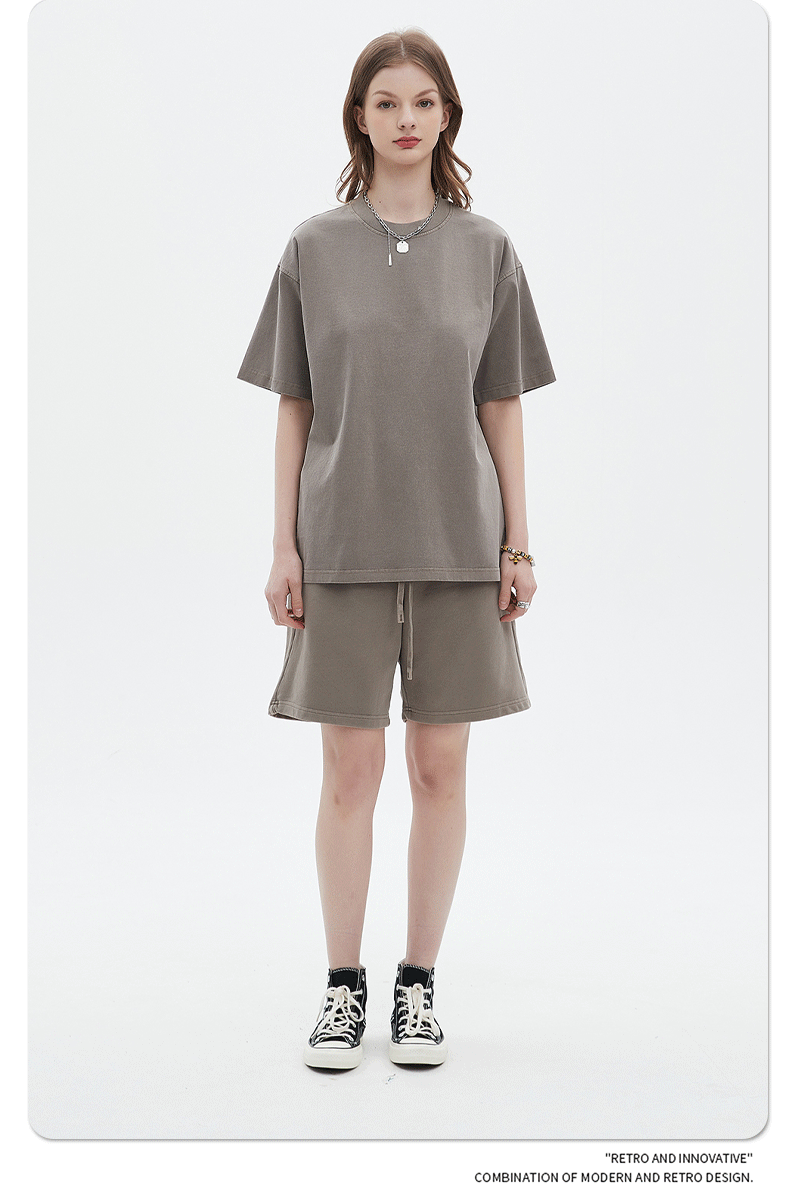 ARTIE男装|重磅250G复古水洗做旧短袖t恤男 宽松纯棉男士潮牌t恤详情27