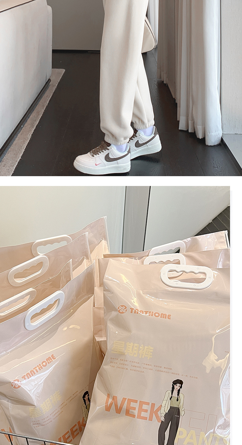 80808#秋冬加厚暖暖裤双面摇粒绒家居裤女可外穿高腰保暖睡裤星期详情16