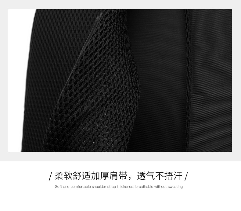 Large-capacity leisure travel backpack, 17-inch computer bag, custom-made backpack, simple schoolbag for junior high school, senior high school and college students pic 18