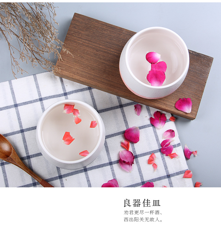 Factory direct sales and wholesale of snowflake glaze Japanese-style creative ceramic wine kettles, wine warming sets and wine warming kettle series pic 2