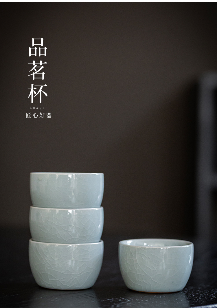 哥窑茶具活动礼品公司套装功夫盖碗茶杯一整套一件代发高档礼盒装详情15