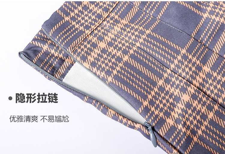 Pleated skirt for women, Spring/Summer jk white 2022 new style Korean high-waisted A-line short skirt, autumn/winter plaid half skirt pic 72