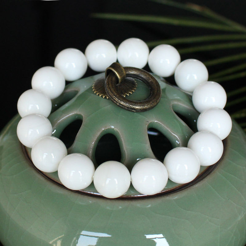 Jade shell bracelet, single-loop couple bracelet, crystal gemstone jewelry, birthday gift for elders, mothers and girlfriends pic 12