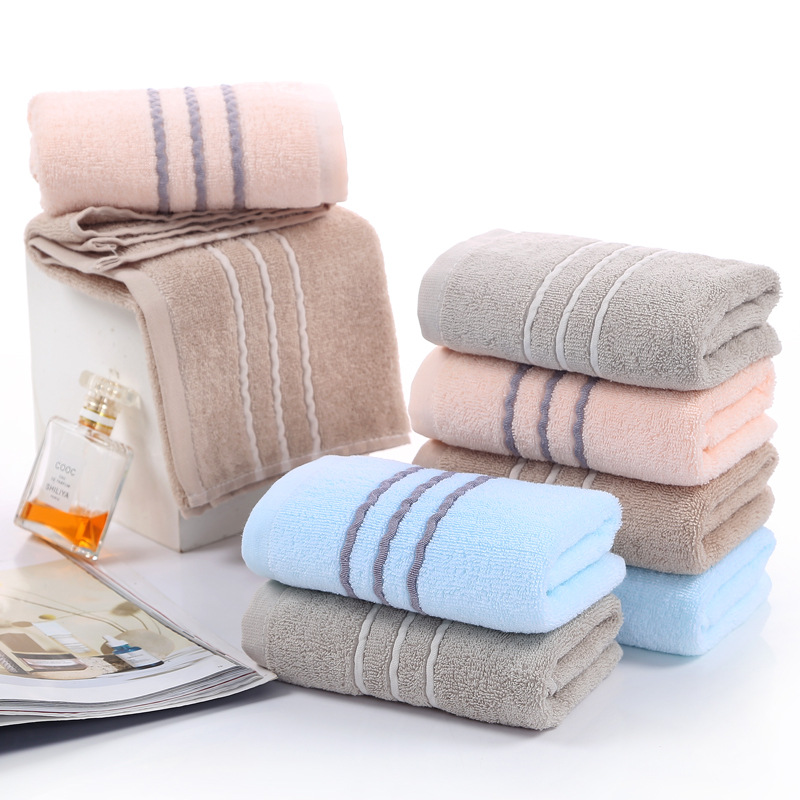 Pure cotton face towel, all-cotton Class a absorbent and non-shedding bath towel, Gaoyang wholesale towel, customized LOGO pic 5