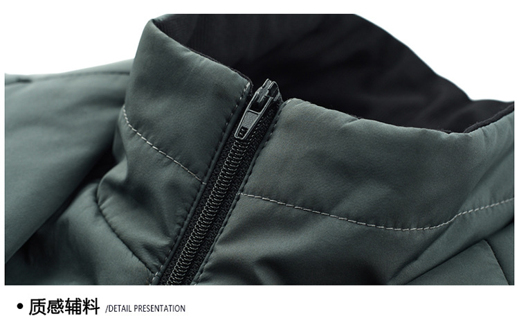 冬季男士防寒羽绒服外套西装围巾领简约羽绒服男跨境爆款高端男装详情28