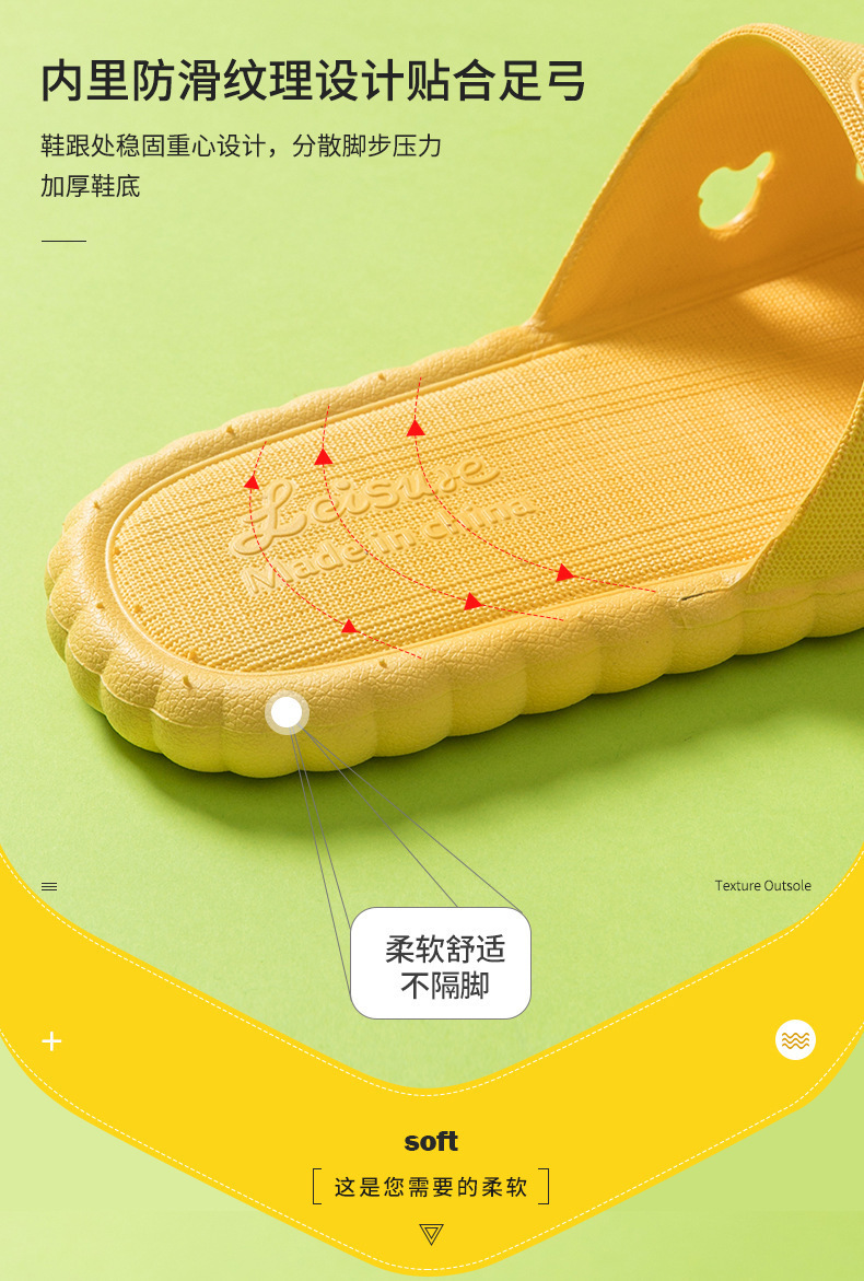 可爱小熊凉拖鞋男夏天浴室外穿情侣防滑托鞋酒店洗澡女居家用拖鞋详情15