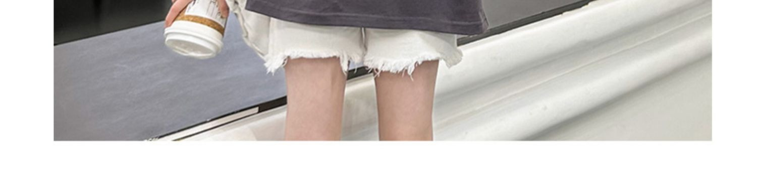 女童短袖纯棉T恤2023新款夏季宽松上衣中大童装印花t儿童半袖体恤详情14