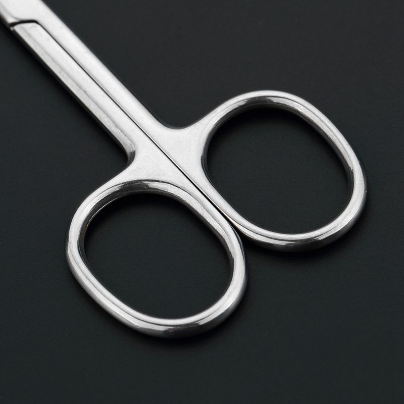 现货男士鼻毛剪不锈钢美容工具手工制造美妆小剪刀详情8