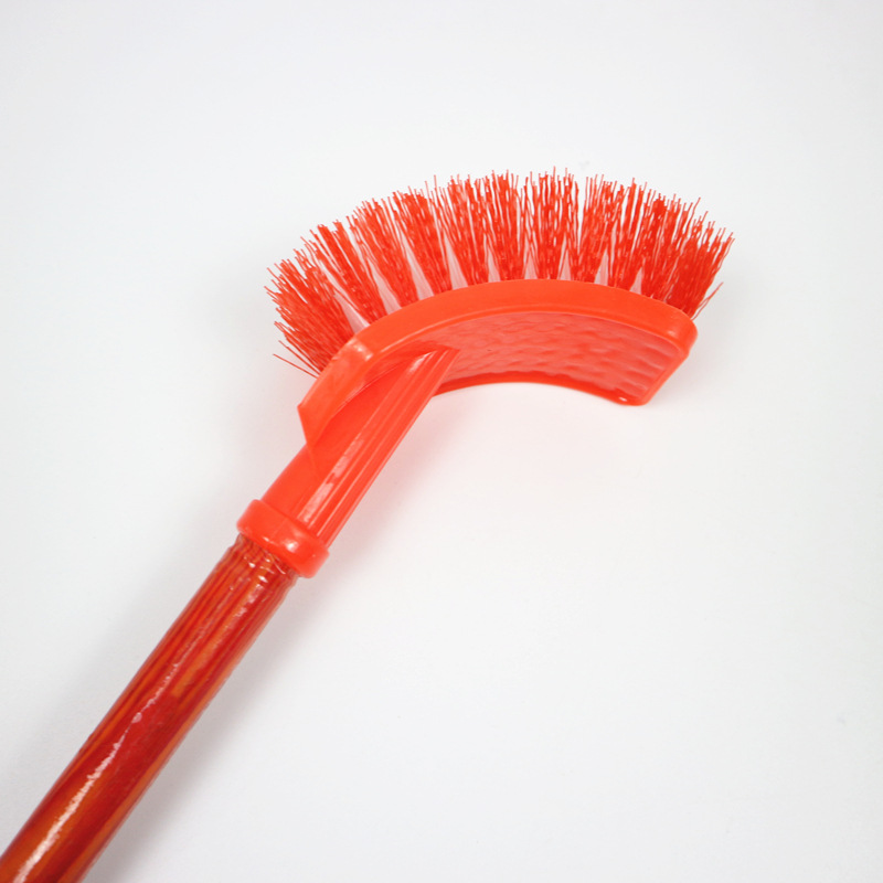 ok wooden handle toilet brush, round head and square head toilet brush, cleaning brush, Yiwu daily necessities cleaning tools pic 8
