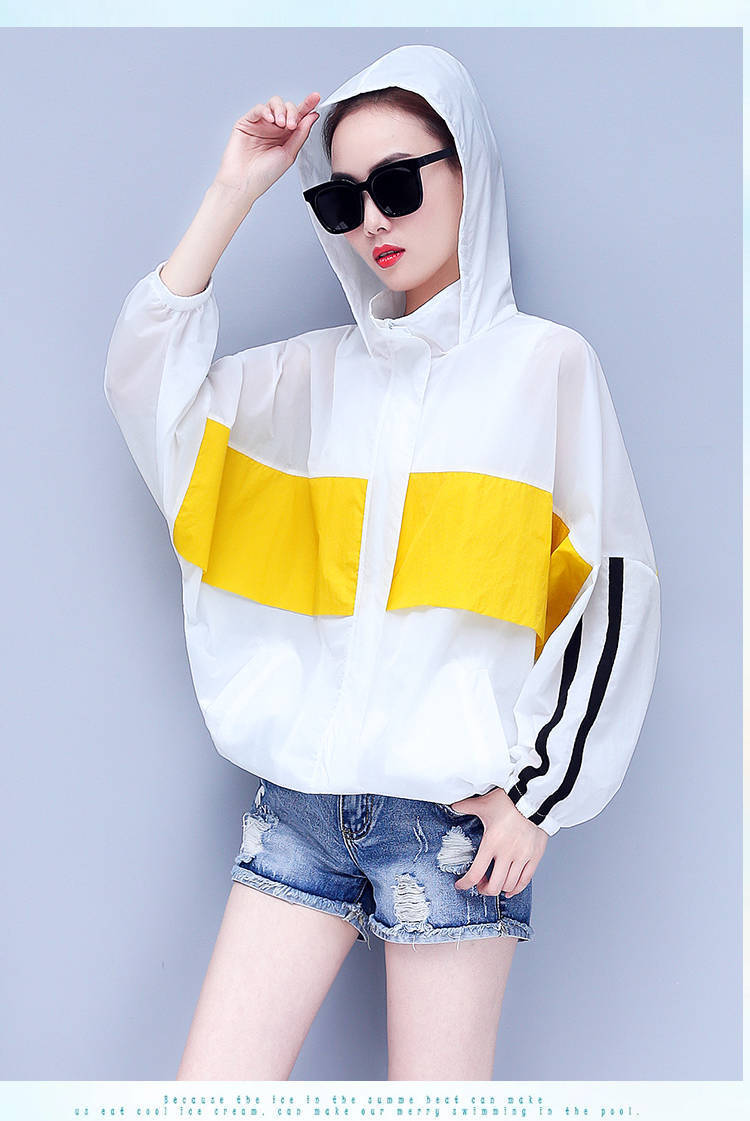Sun-protective clothing for women, mid-length, loose, plus-size, and plump MMS 2021 summer new fashion trend of patchwork cardigans and thin jackets pic 10