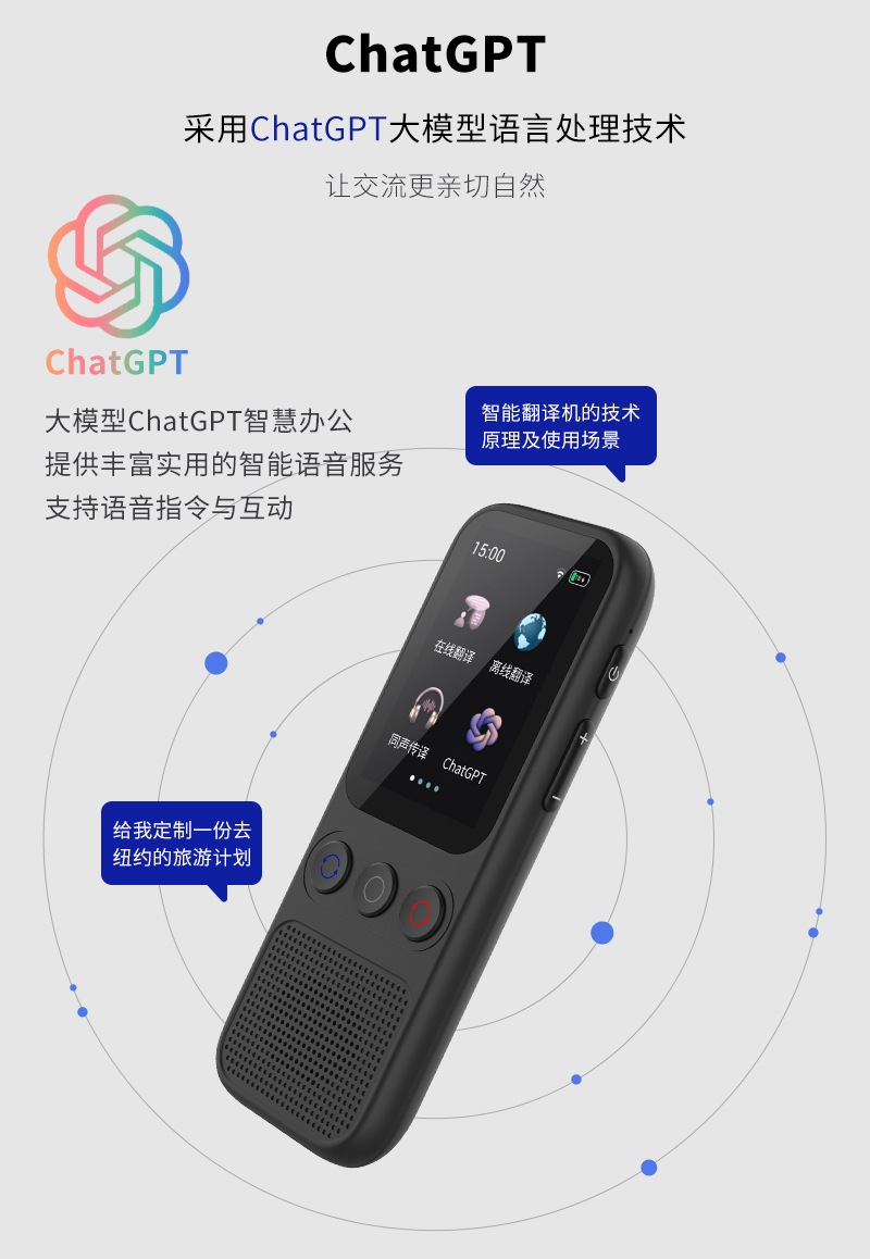 138 language mutual translation offline translation machine simultaneous interpretation Arabic, Vietnamese Russian ChatGTP pic 7