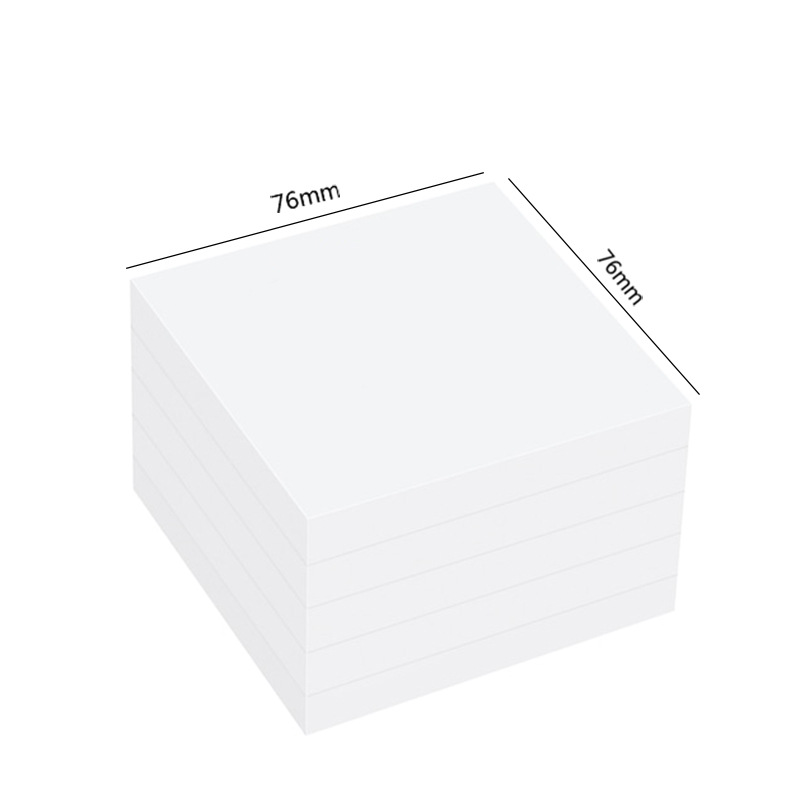 Wholesale thickened square bricks self-adhesive notes for N times, blank tear-off sticky notes, 500 sticky notes available, customizable colors pic 17