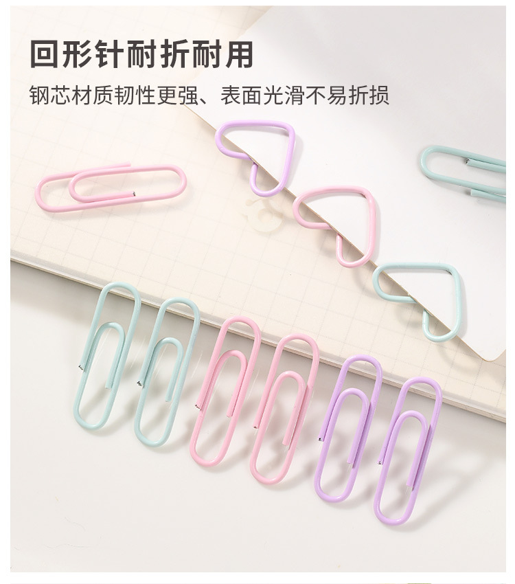 Macaron Color Miki Stapler Student Stationery Set, cute stapler, Convenient small stapler pic 14