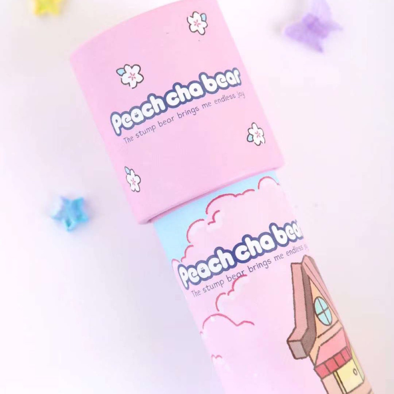 TR-GA03527 Tea Tea Bear Kaleidoscope Rotatable Three-dimensional stereoscopic high appearance level Cartoon soft and Cute bear Kaleidoscope pic 3