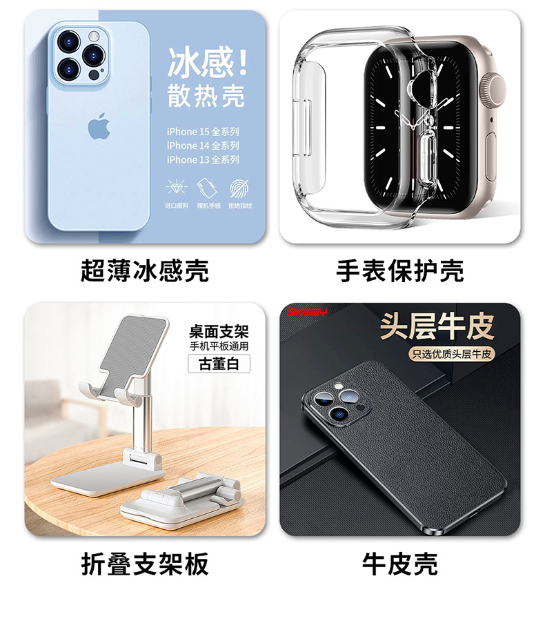 Non-yellowing, suitable for iPhone 15 phone cases, transparent iPhone 15 Pro hard cases, and iPhone 14 phone cases pic 3