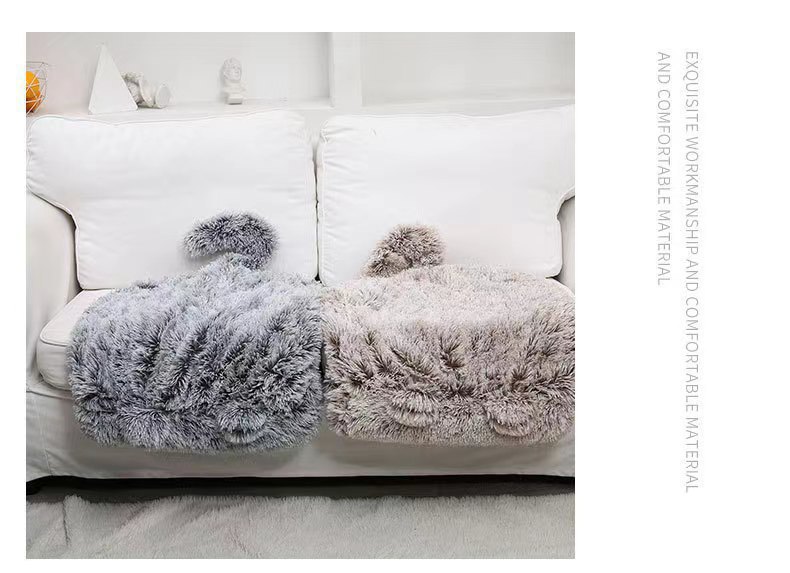 亚马逊爆款 猫咪长毛睡袋 厂家直供 冬季保暖四季两用 可清洗加厚详情11