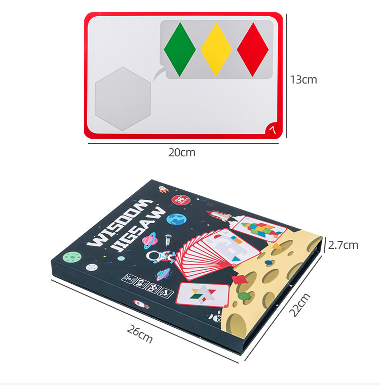 In the intelligence zone, there are toys for the senior class and materials for the middle class of the kindergarten. There are tangram puzzles, jigsaw puzzles, and small teaching AIDS with geometric shapes pic 13
