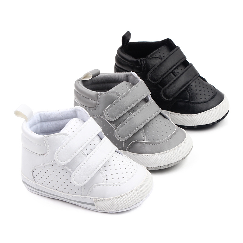 四季新款0-1岁宝宝鞋PU皮软底双魔术贴婴儿学步鞋春秋 2745详情2