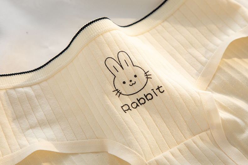 条纹卡通女士内裤女生纯棉A类婴儿棉少女7A抗菌裆三角裤头详情30