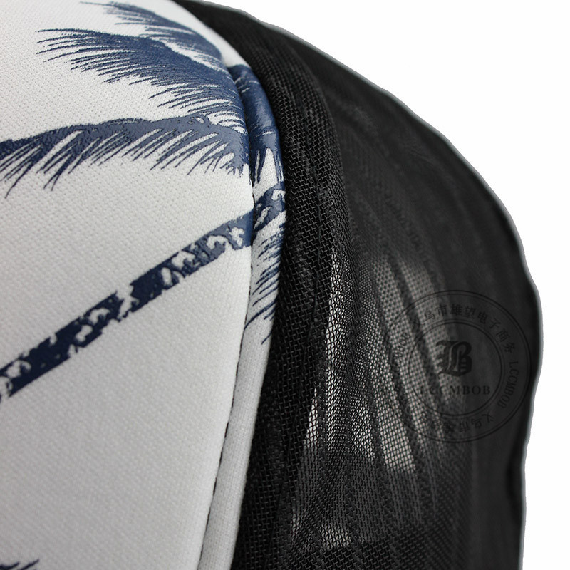 Korean hip-hop street dance style coconut tree printed net hat, sponge hat, outdoor baseball cap, baseball cap pic 10