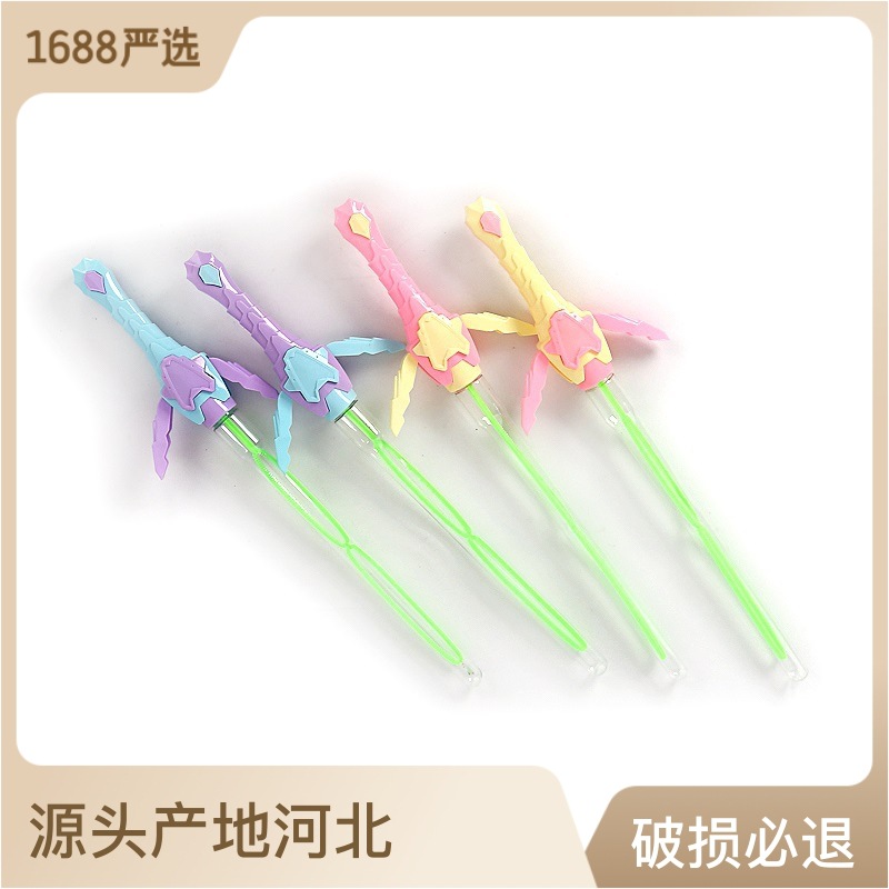 儿童卡通泡泡棒大号加厚大宝剑批发摆地摊发光泡泡棒泡泡水批发详情11