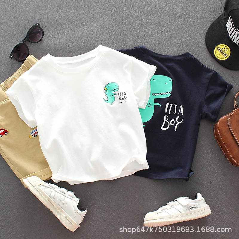 童装短袖t恤2024新款时髦中小童女孩夏装体恤衫儿童夏季童装上衣详情18