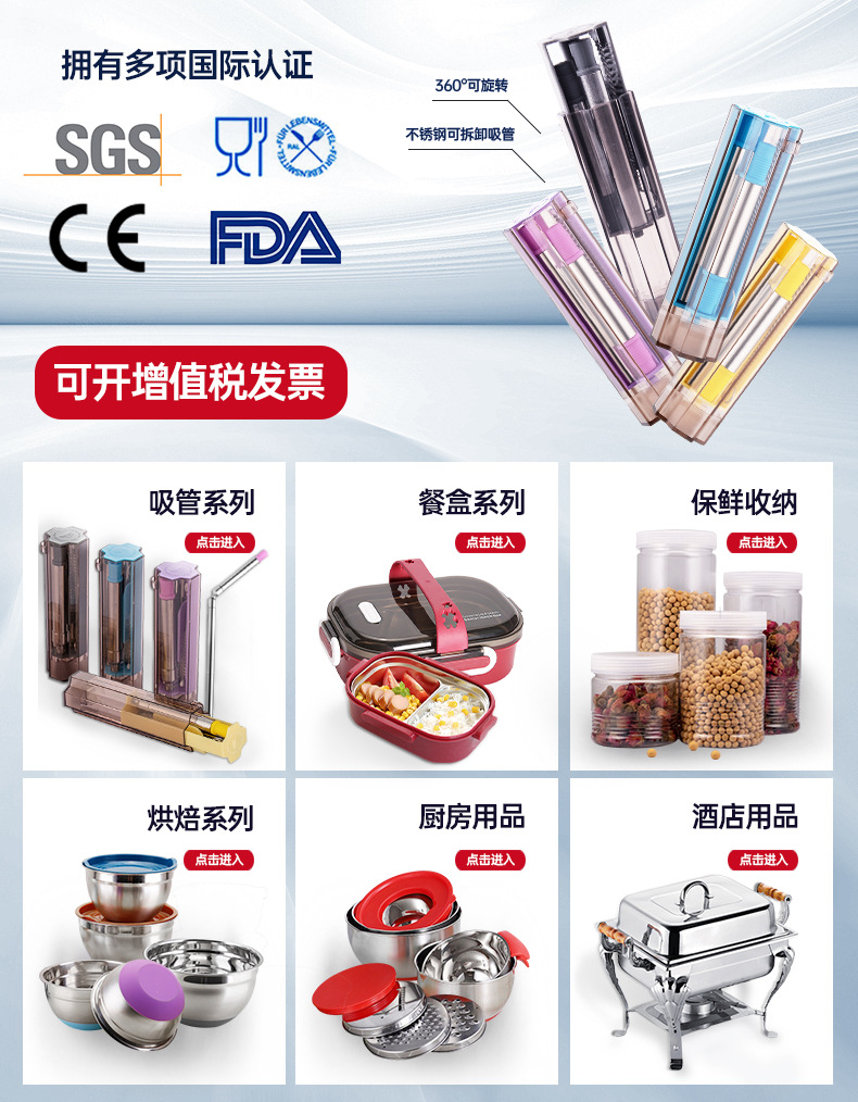 Mutual distribution of round stainless steel plates, 4-compartment bear paw plates, 4-compartment fast food plates, and partitioned restaurant and cafeteria plates pic 2