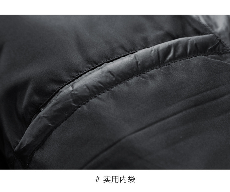 冬季大身填充白鹅绒服保暖连帽羽绒服白鹅情侣男大码跨境羽绒服详情17