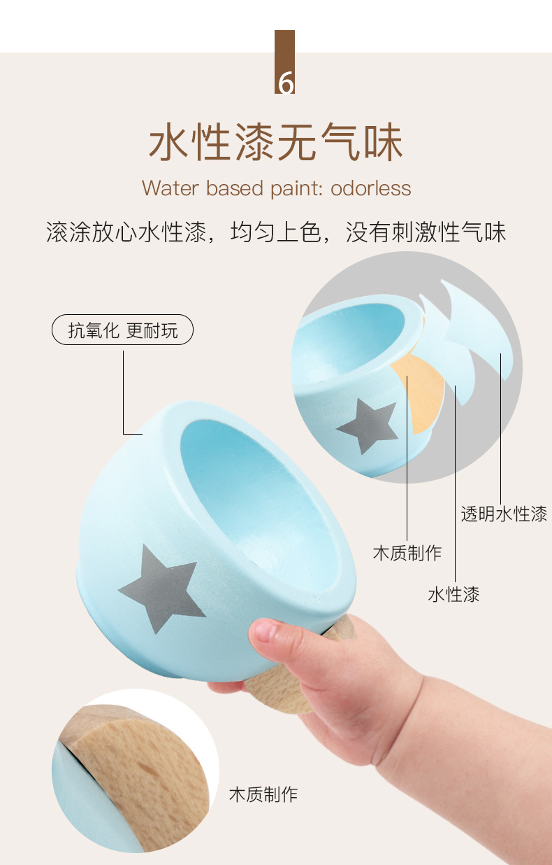 早教木质仿真过家家丹麦贵族下午茶茶具套装趣味角色模拟厨房玩具详情12