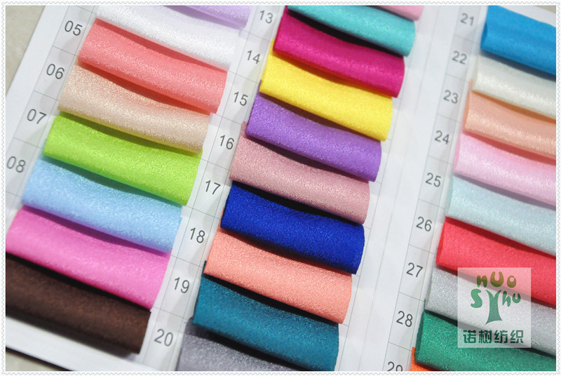 Polyester fabric, micro-elastic clothing, skirt fabric, toys, puffy skirts, textile craftsmanship, headwear, hair accessories, chiffon elastic fabric pic 8