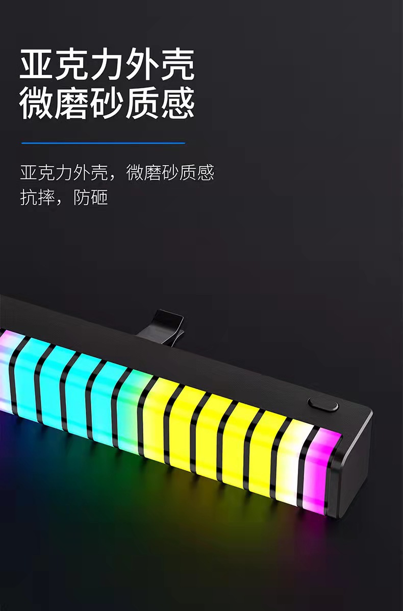 现货3D香薰拾音灯 汽车香薰车载声控节奏幻彩氛围灯 厂家供应批发详情7