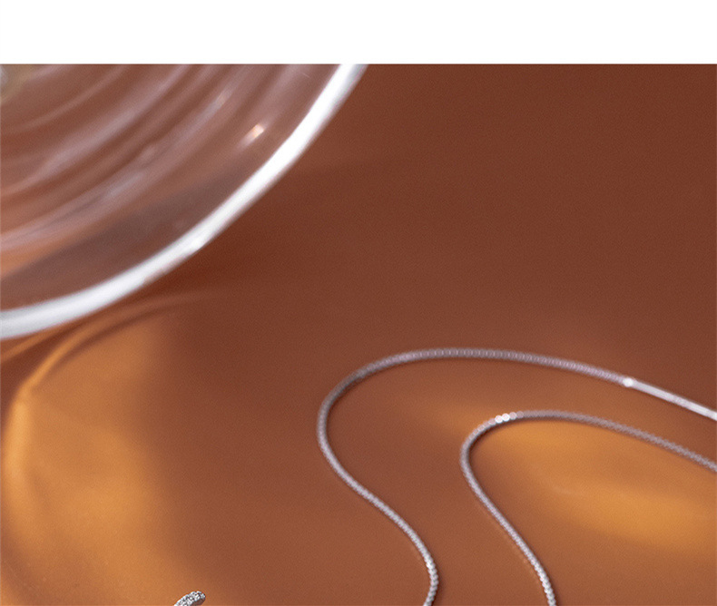 严选锆石交叉耳夹2024流苏耳线款的耳环纯银高级感轻奢小众耳饰品详情3