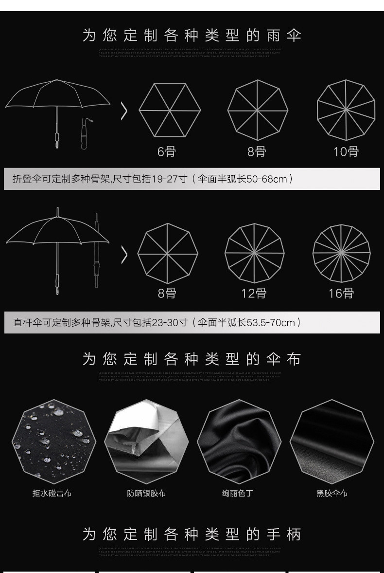 Customized umbrellas from manufacturers, printed advertising umbrellas, logo printed business folding umbrellas, automatic umbrellas for sun protection in sunny and rainy weather, and gift umbrellas pic 31