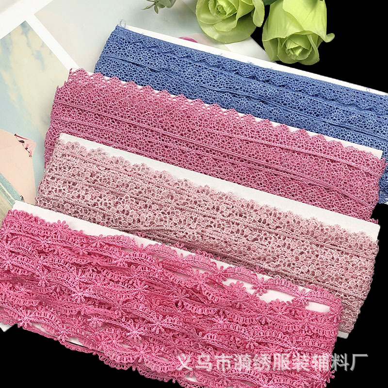 Wholesale of lace water-soluble clothing lace, diy embroidery, handcrafted widened hem skirt, and decorative accessories lace pic 2